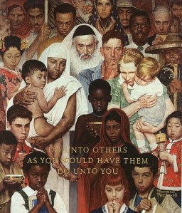 Norman Rockwell: The Golden Rule
