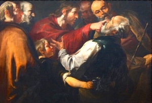 Christ Healing the Blind Man at Bethsaida: Gioacchino Assereto
